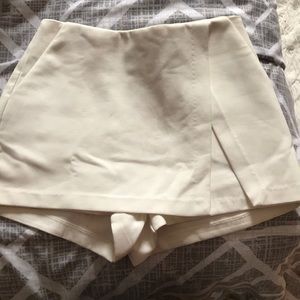 White Skort